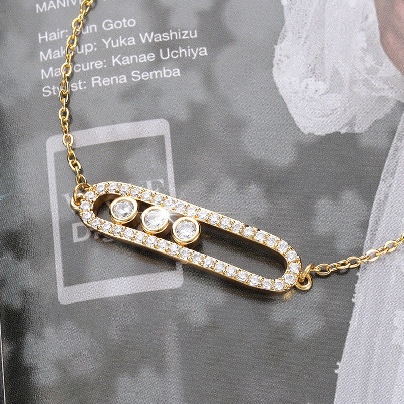 Schickes Strass-Armband im minimalistischen Stil