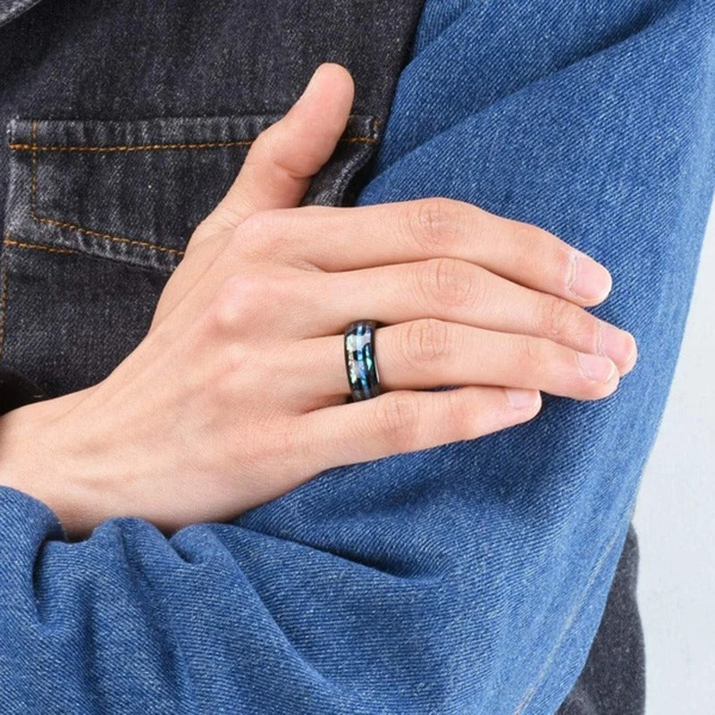 Carmiora - Blauer Opal Ring