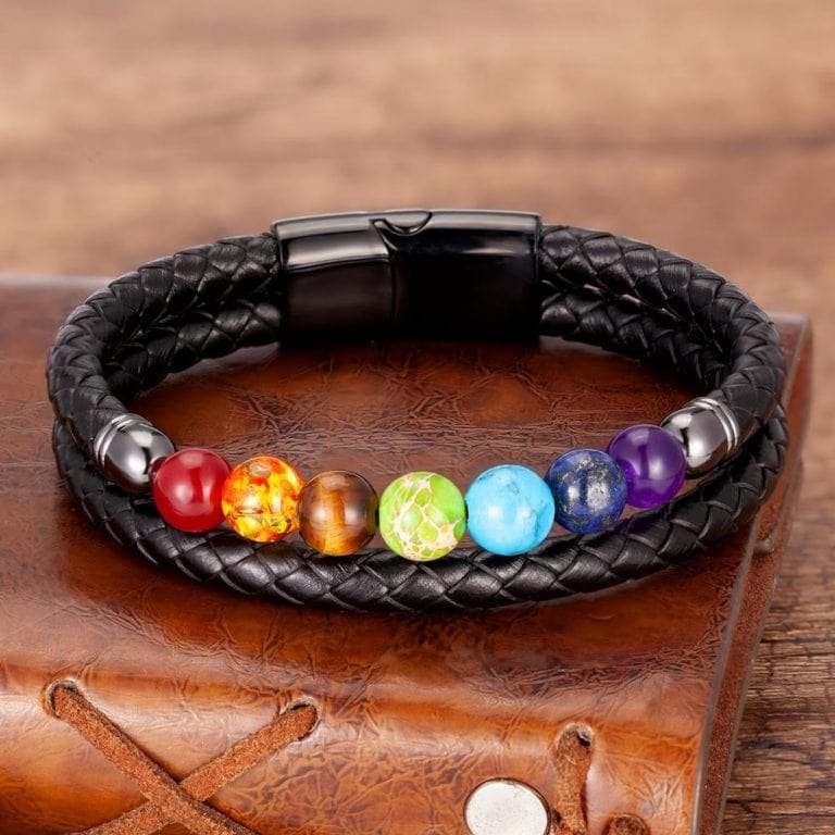 Herren 7 Chakra Armband