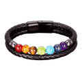 Herren 7 Chakra Armband