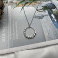 Mia Fidget Ring Anhänger Halskette