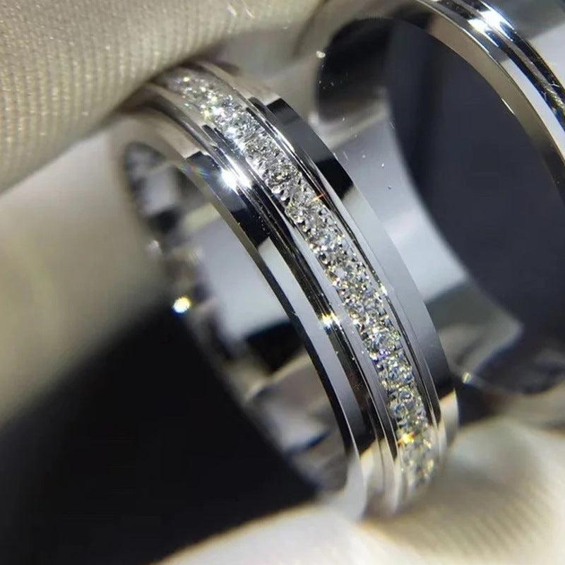 Funkelnder Spinnerring Mila mit Zirkonia