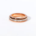 Funkelnder Spinnerring Mila mit Zirkonia