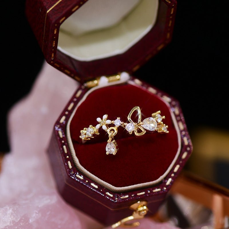 Mini-Ringbox im Vintage-Stil – 4 Stile