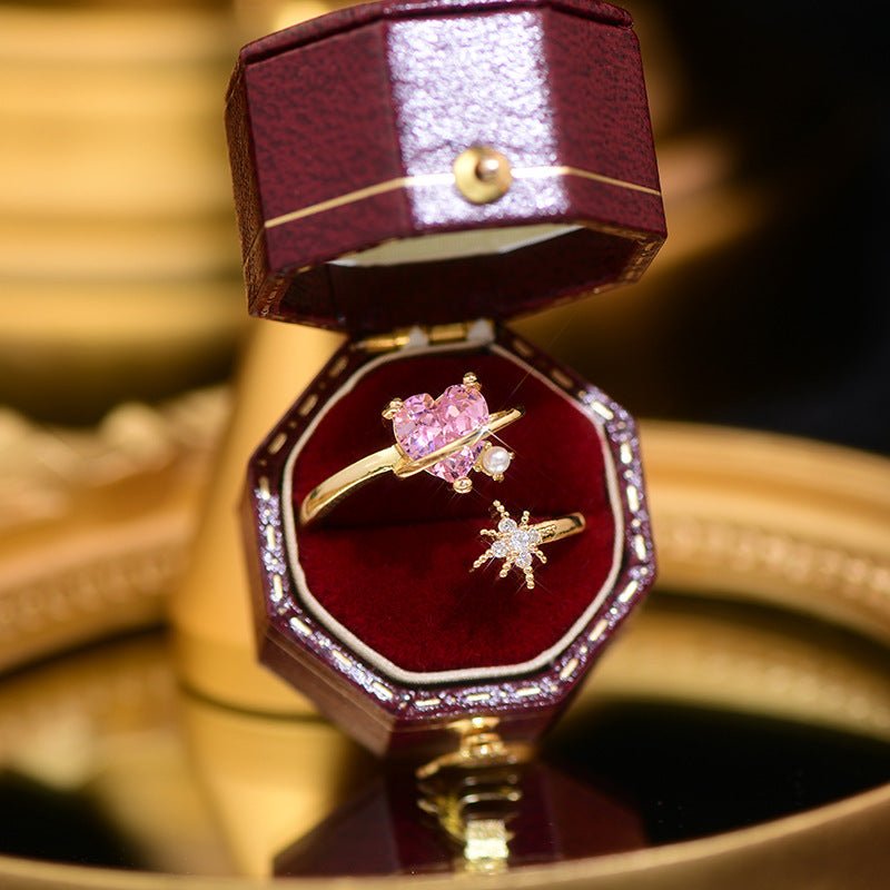 Mini-Ringbox im Vintage-Stil – 4 Stile