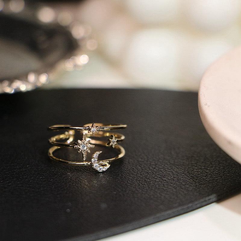 Mond- und Sternenring - Eloisa