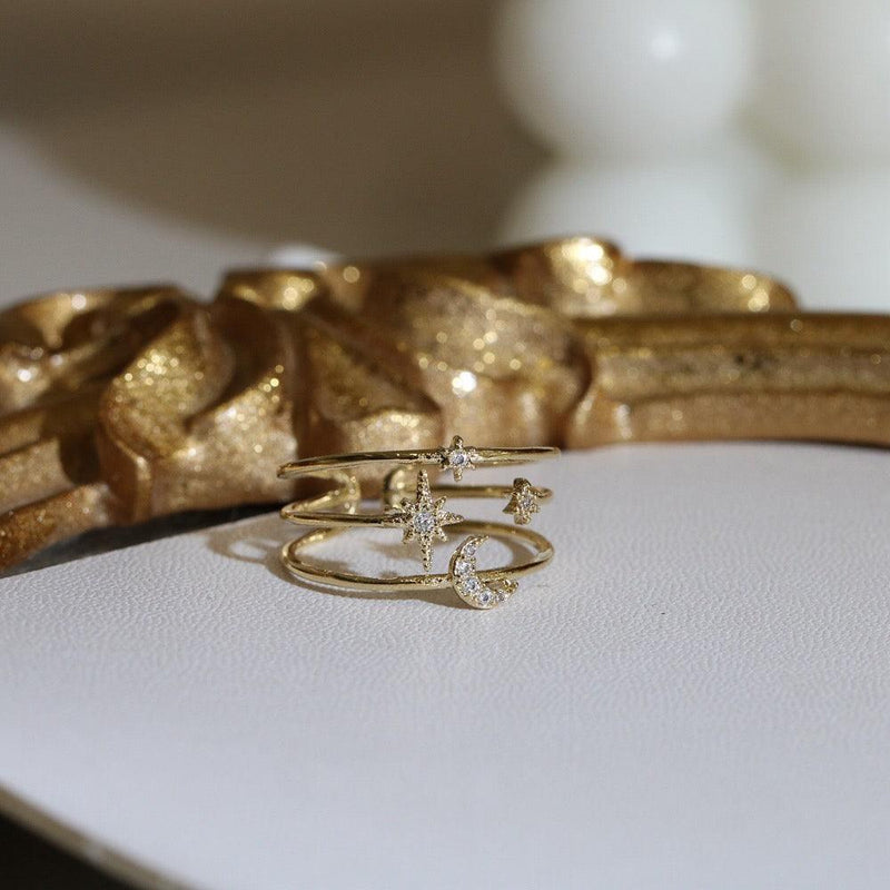 Mond- und Sternenring - Eloisa