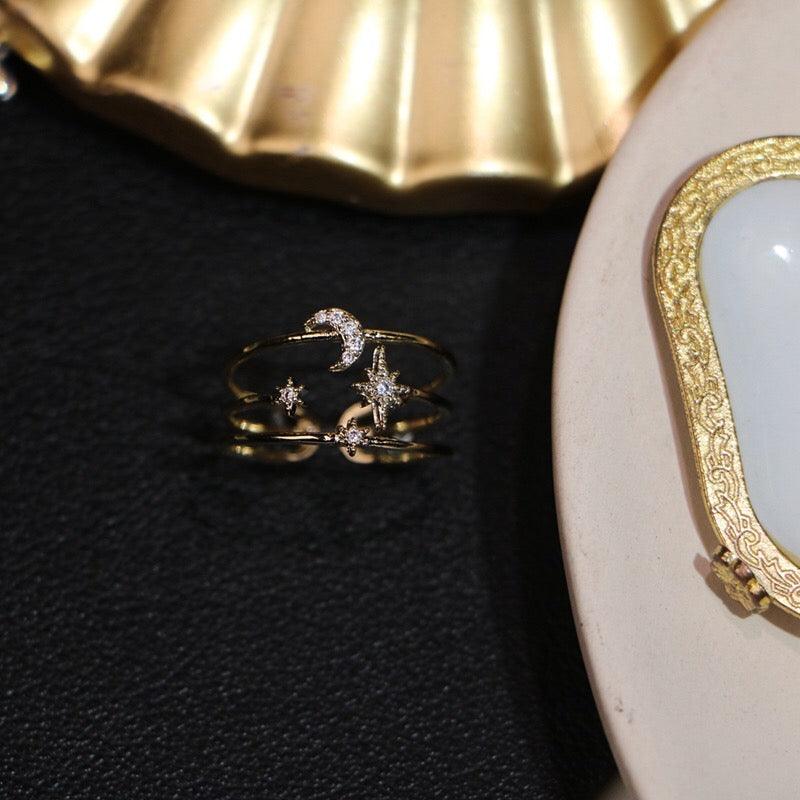 Mond- und Sternenring - Eloisa