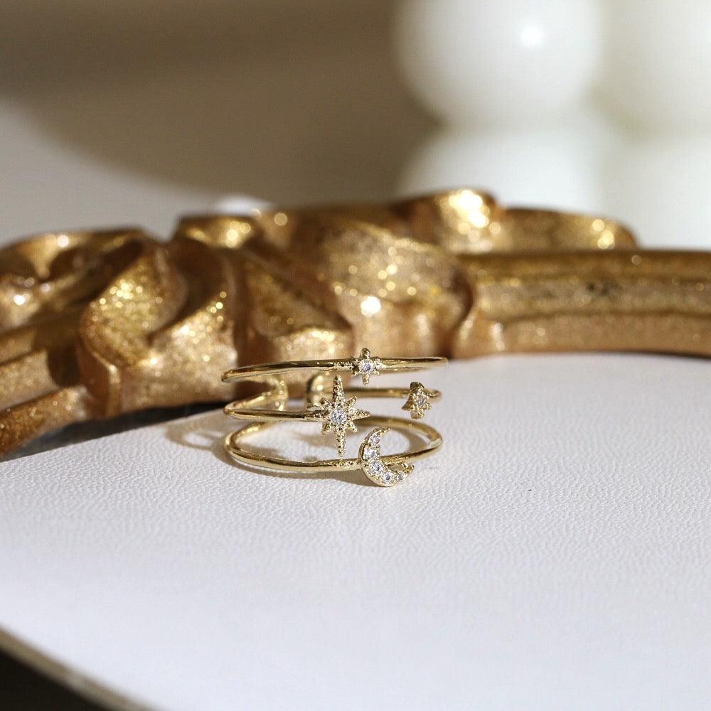 Mond- und Sternenring - Eloisa