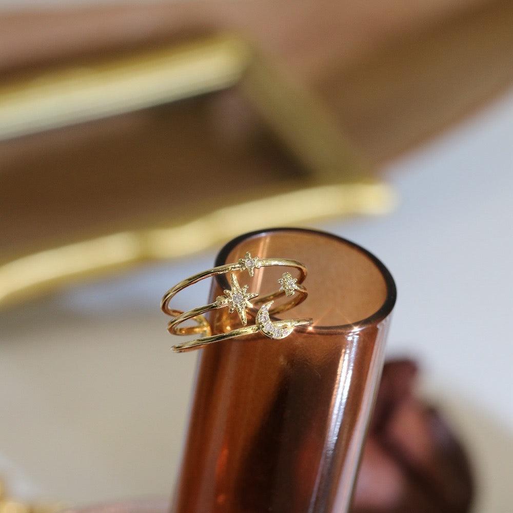 Mond- und Sternenring - Eloisa