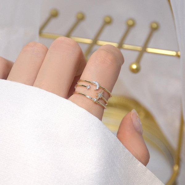 Mond- und Sternenring - Eloisa