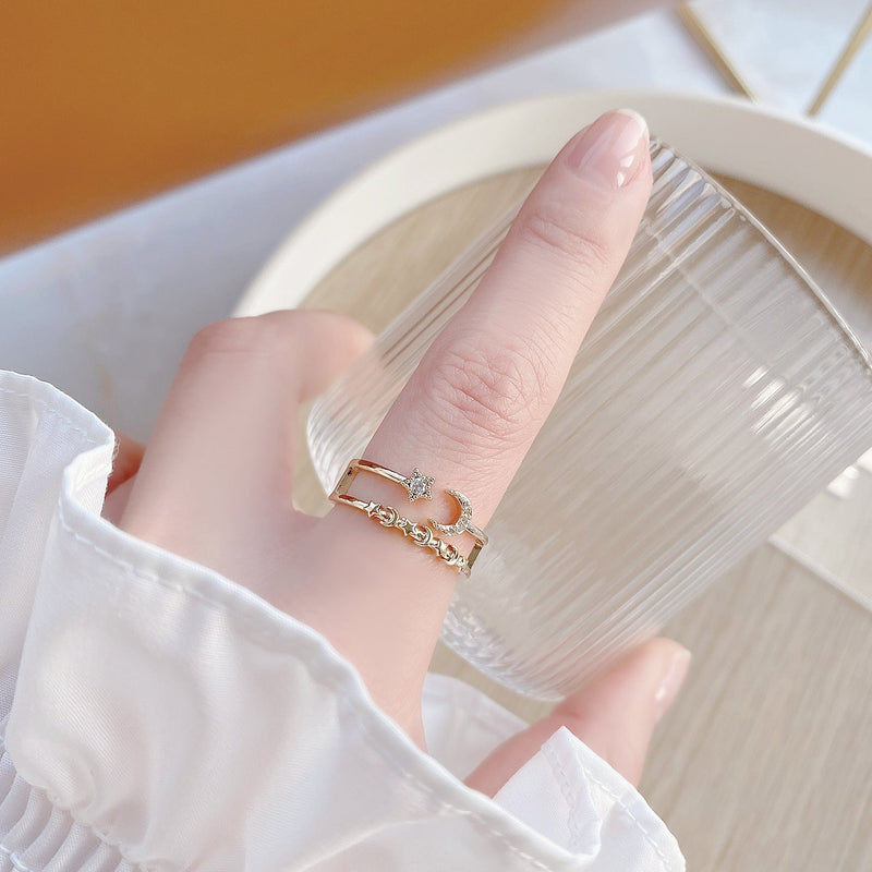 Mond- und Sternenring