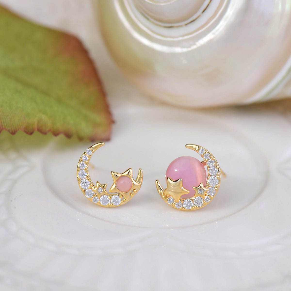 Mond und Stern Ohrstecker - Anita