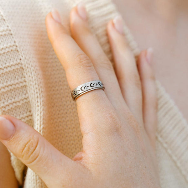 Mondstern Anti-Angst-Ring
