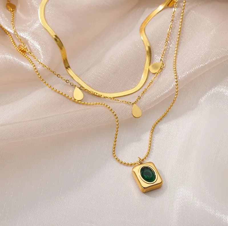 Chavri - Elegantes mehrlagiges Collier