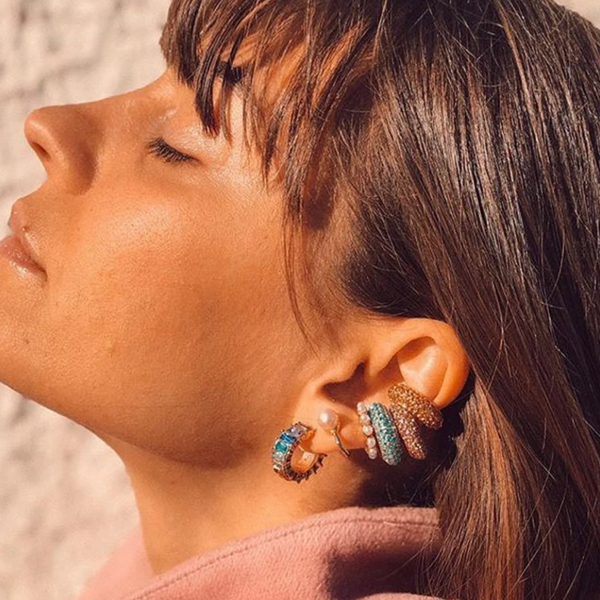 Carmiora - Atemberaubende mehrfarbige Ohrringe