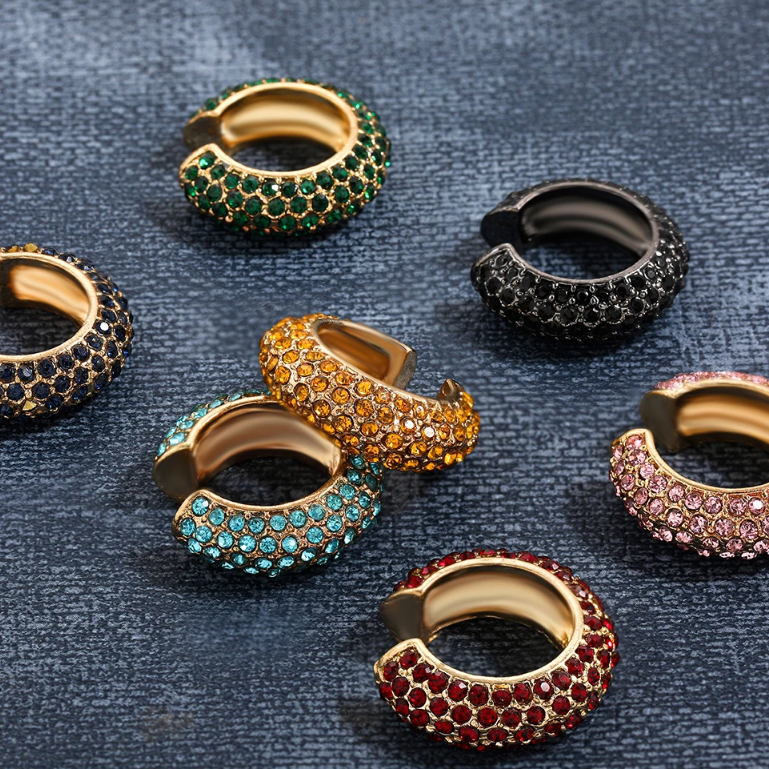 Chavri - Atemberaubende mehrfarbige Ohrringe