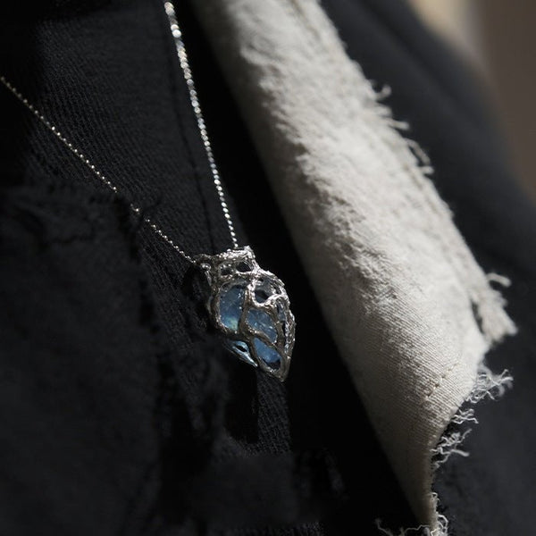 Ozean Herz Halskette