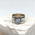 Opal-Mehrband-Drehring