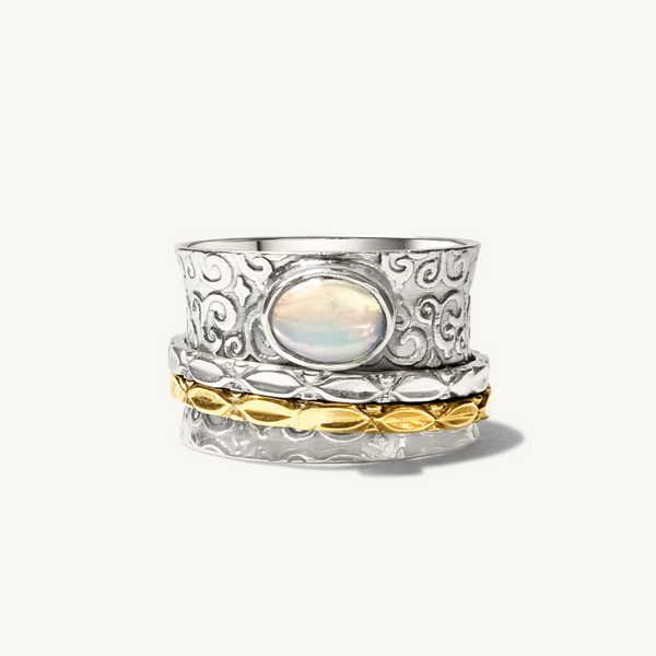 Opal-Spinnring für Angstzustände