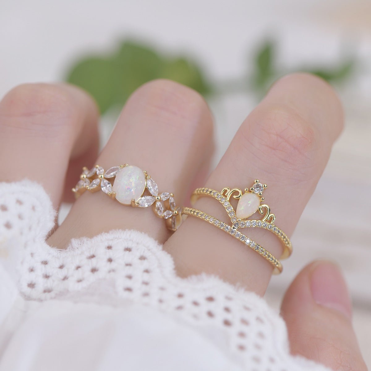 Opal-Tiara-Ring-Set