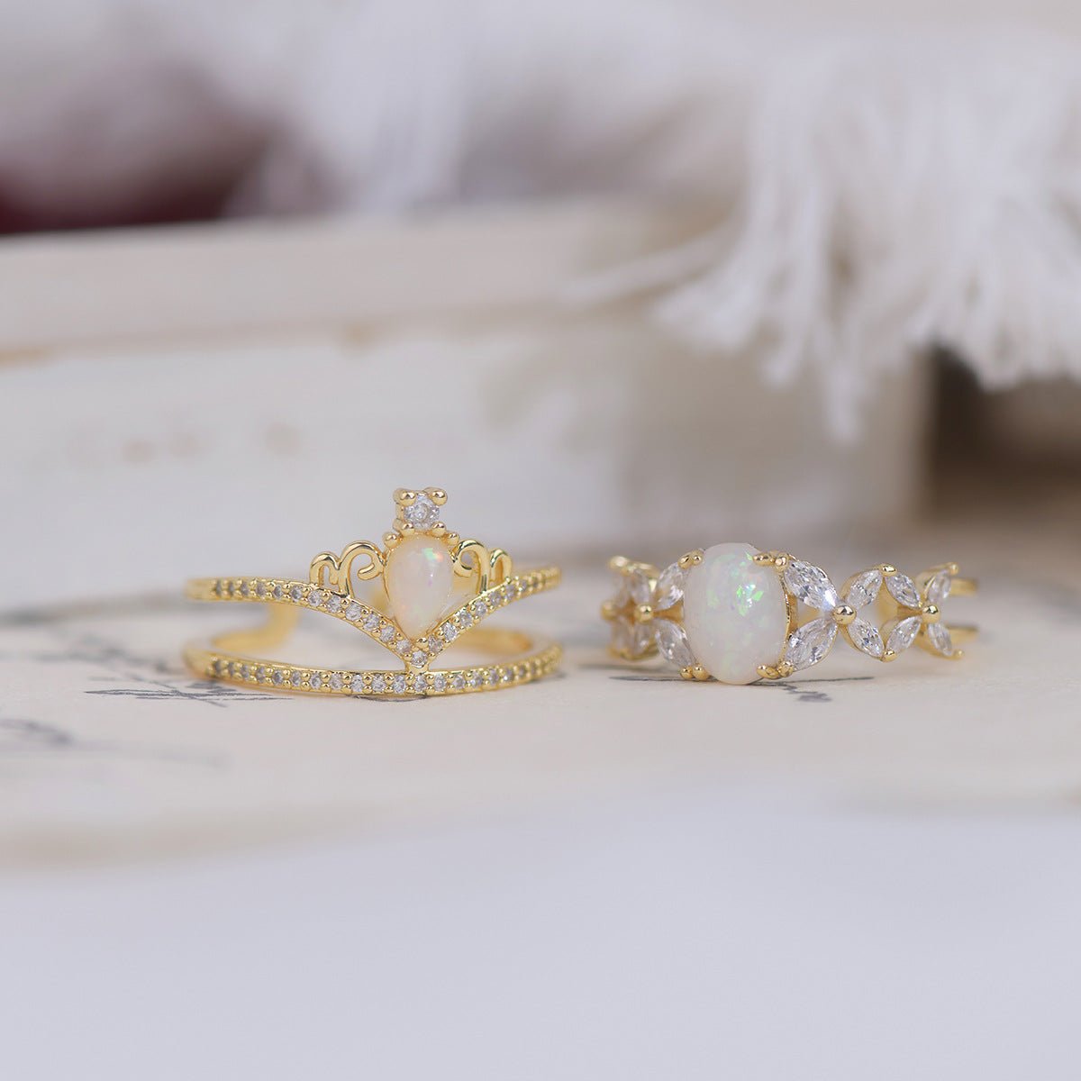 Opal-Tiara-Ring-Set