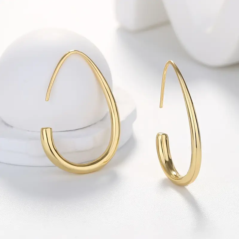 Chavri - Glamouröse Hoop-Ohrringe