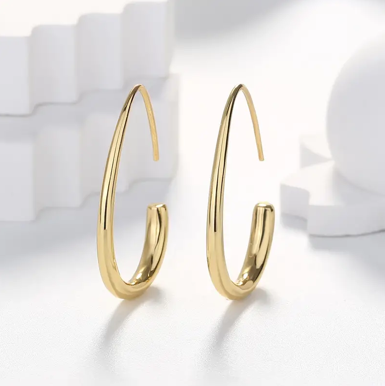 Carmiora - Glamouröse Hoop-Ohrringe