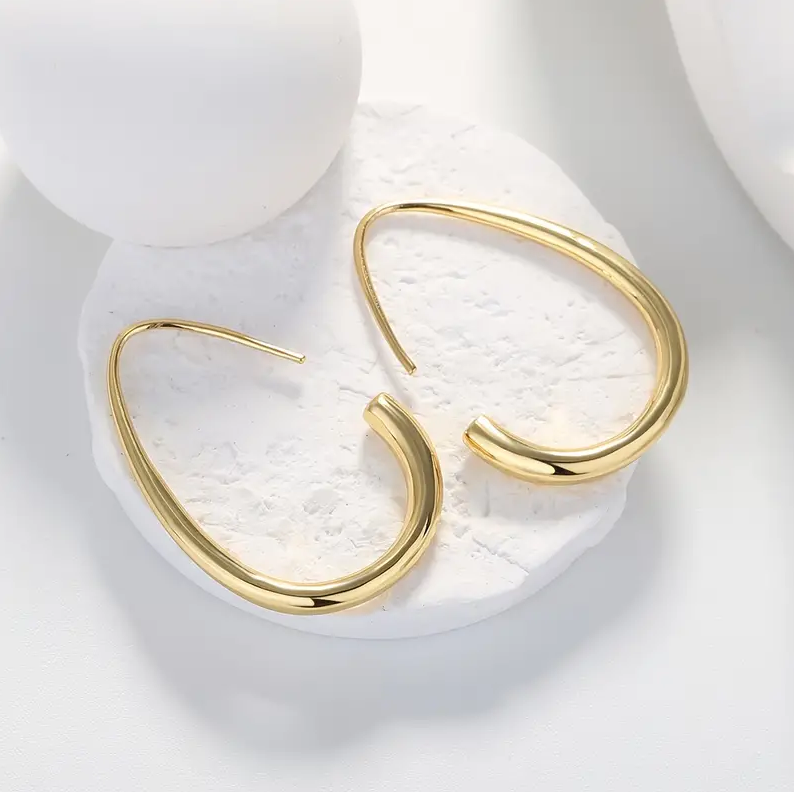 Chavri - Glamouröse Hoop-Ohrringe