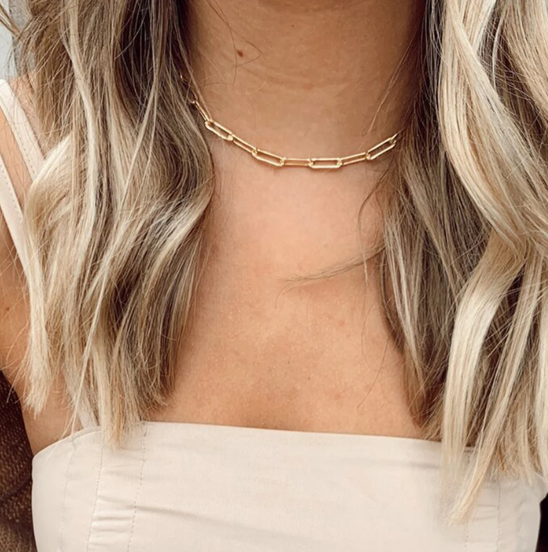 Carmiora - Minimalistische Büroklammer-Halskette