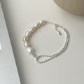 Perlenarmband - Asha (massives Silber)