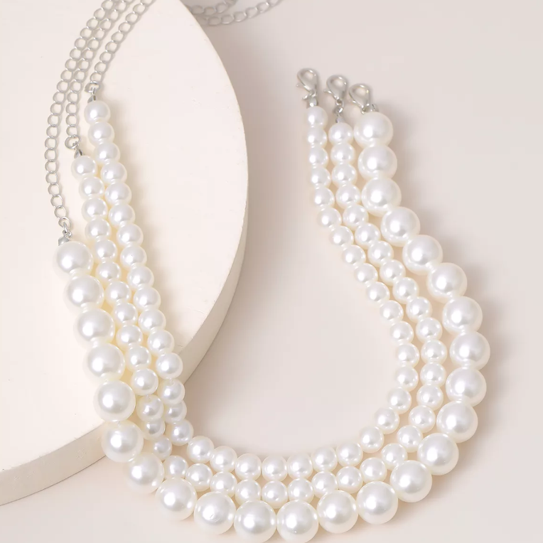 Carmiora - Kaskadenförmig geschichtete Perlenkette