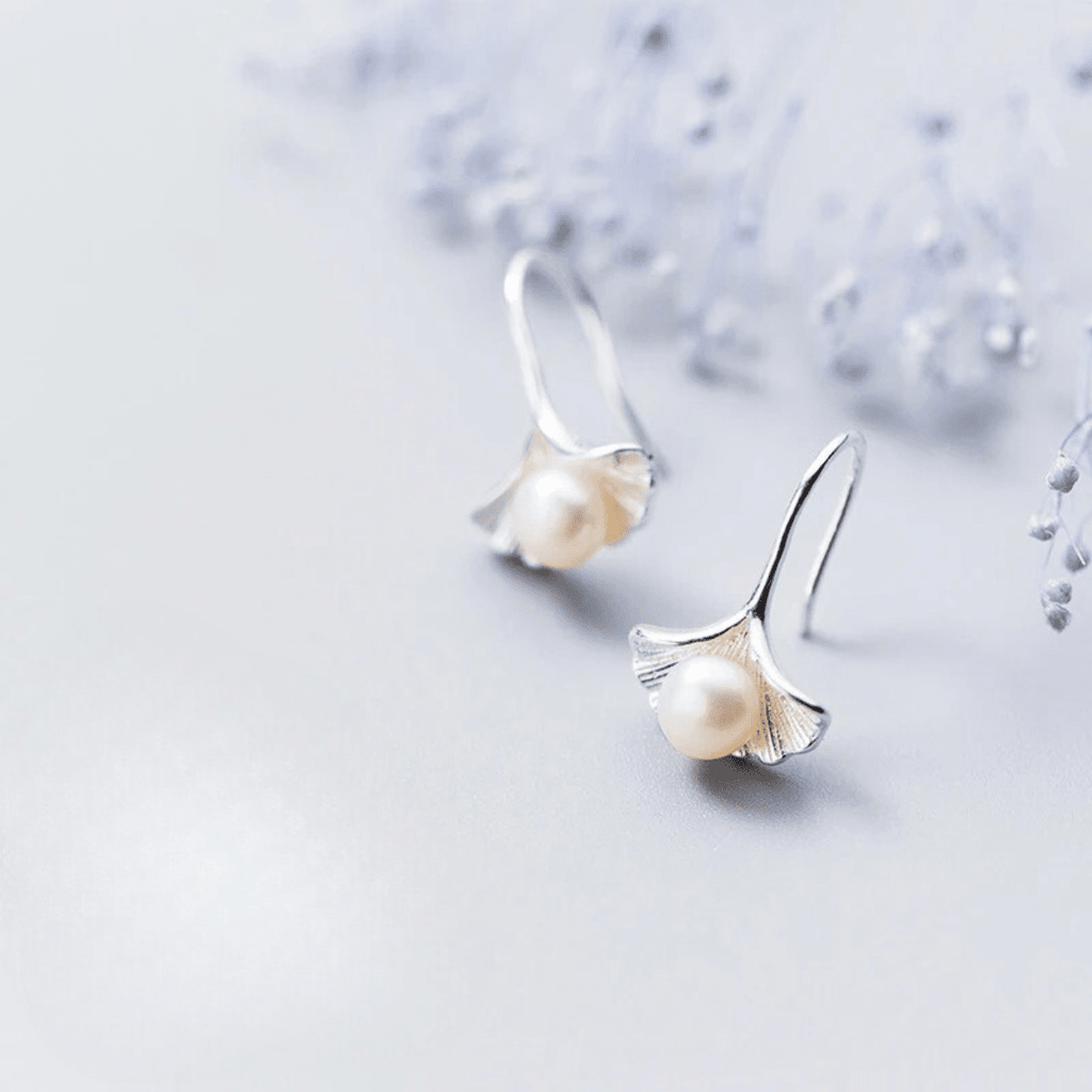 Perlenmuschel Ohrringe - Eleganz