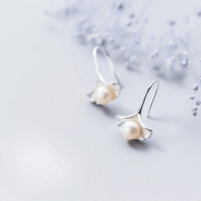 Perlenmuschel Ohrringe - Eleganz