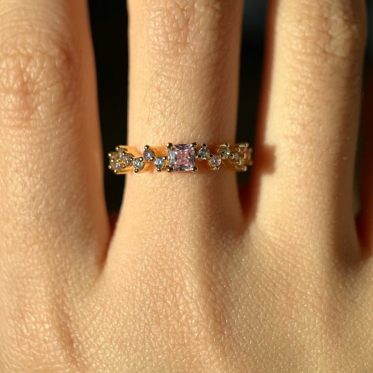 Rosa Morgenröte Ring