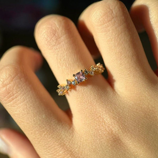 Rosa Morgenröte Ring