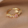 Rosa Morgenröte Ring