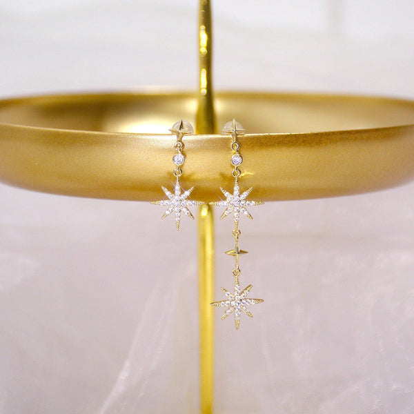 Polaris-Tropfen-Ohrringe