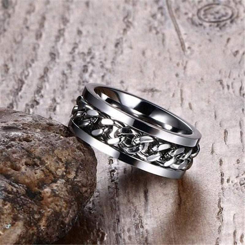 Kettenspinnring - Sterling Silber