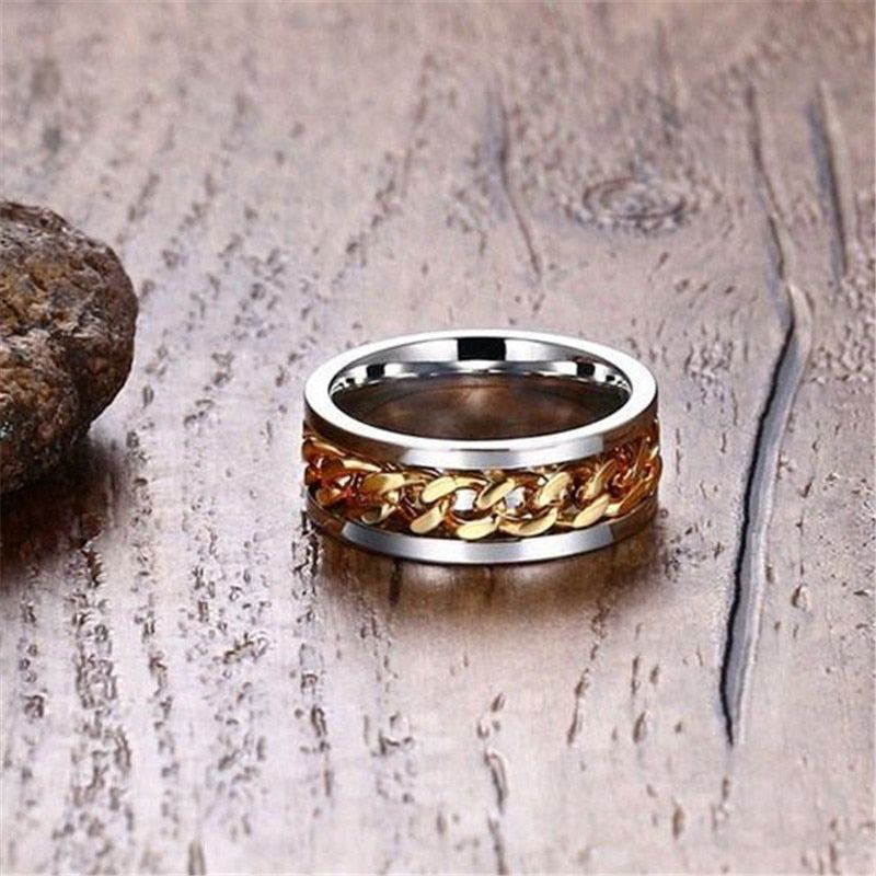 Kettenspinnring - Sterling Silber