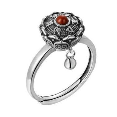 Lotus Angst Fidget Ring - verstellbar