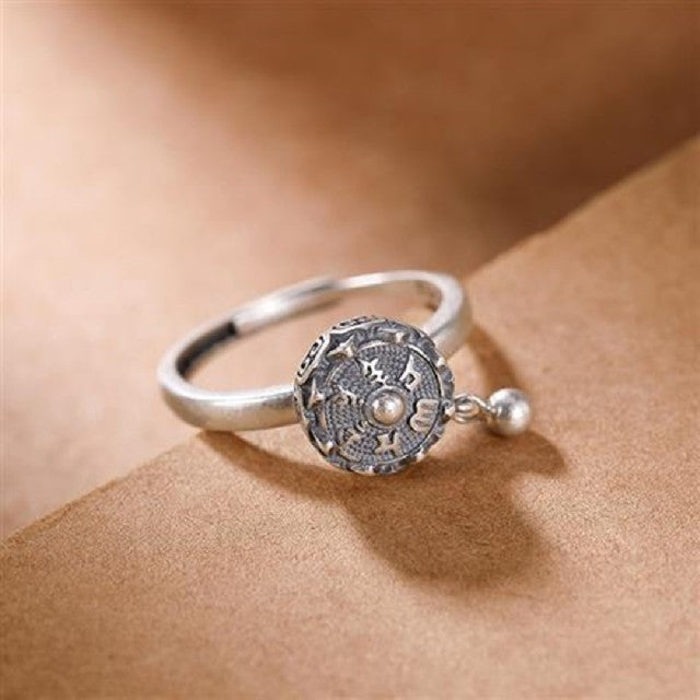 Lotus Angst Fidget Ring - verstellbar