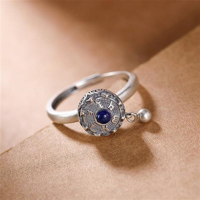 Lotus Angst Fidget Ring - verstellbar