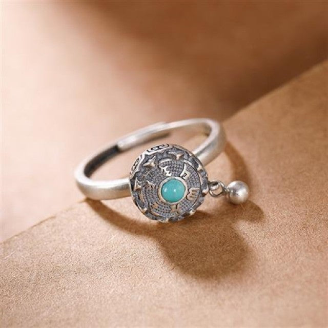 Lotus Angst Fidget Ring - verstellbar