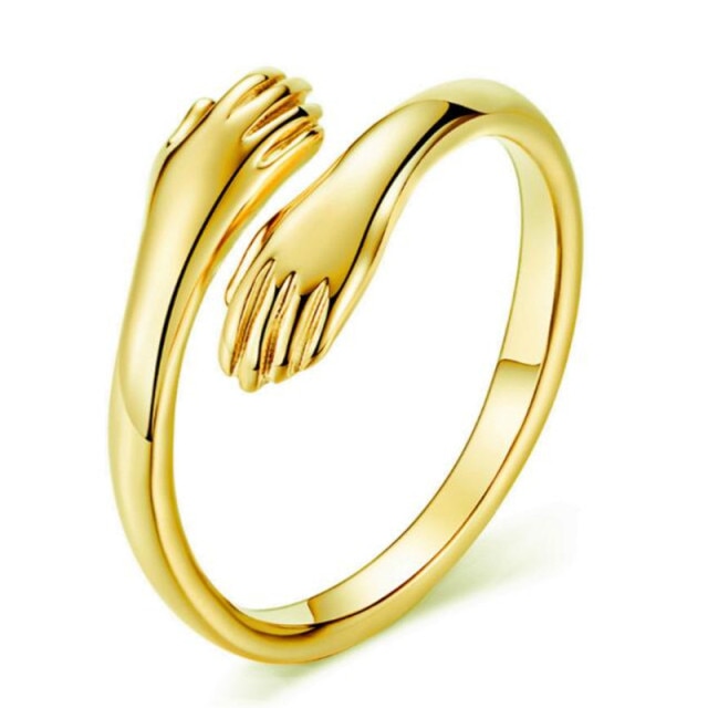 Hug Ring - Verstellbarer Fidget Ring aus Sterlingsilber