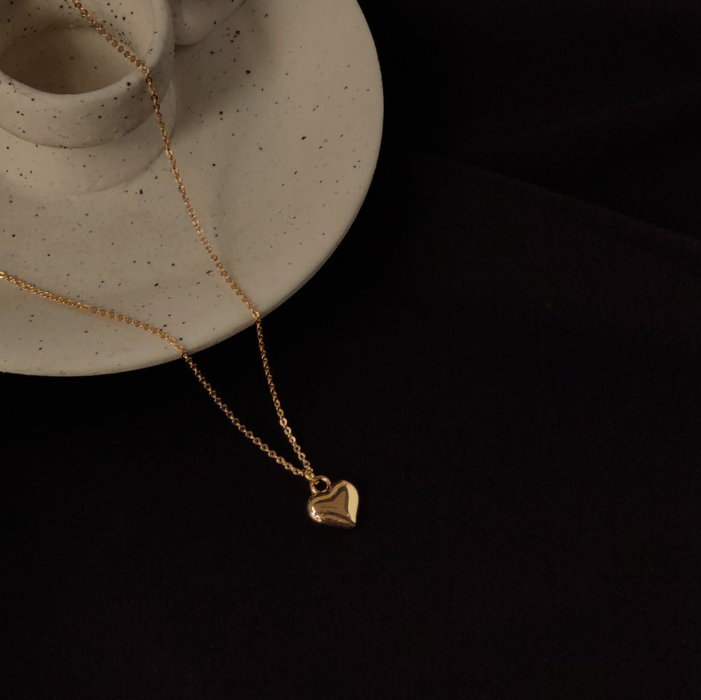 Geschwollene Herz Halskette