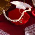 Rote Herzperlenkette - Wendy