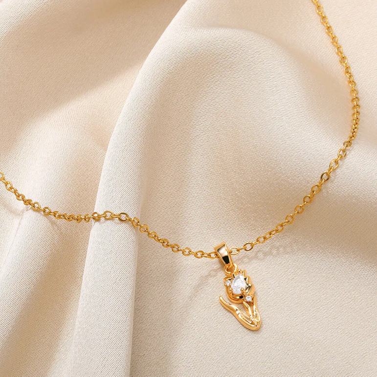 Carmiora - Dazzling Delight Zirkon-Halskette