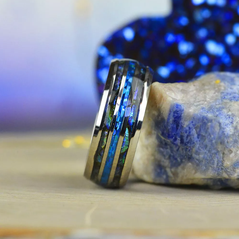 Carmiora - Blauer Opal Ring