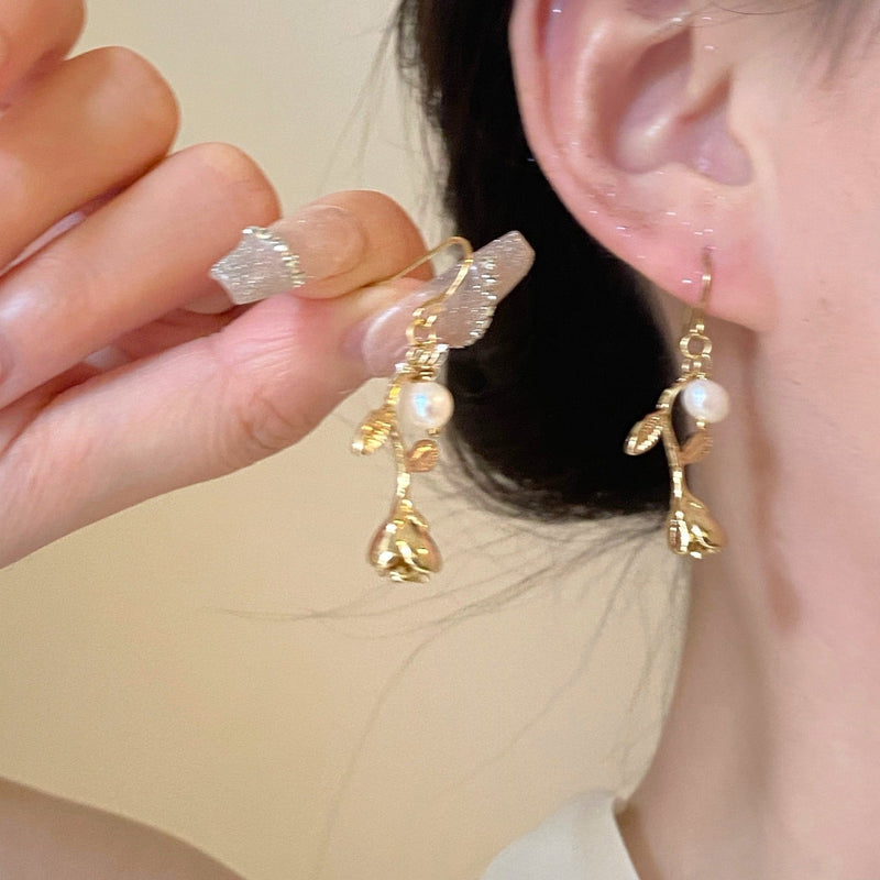 Rosenohrringe (2 Stile)